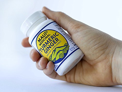 Maui Medicinal Herbs Turmeric Ginger Veggie Capsules, 90 Capsules