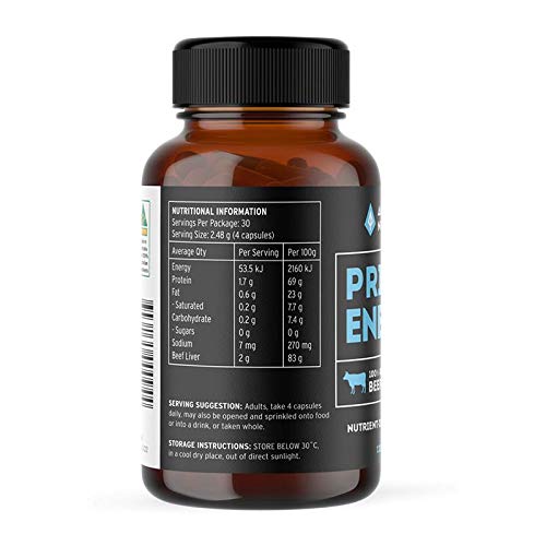 Ancestral Nutrition Beef Liver Capsules, 120 Capsules