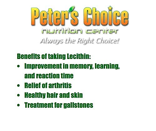 Peter's Choice Lecithin 1200mg Softgels, 100 Count