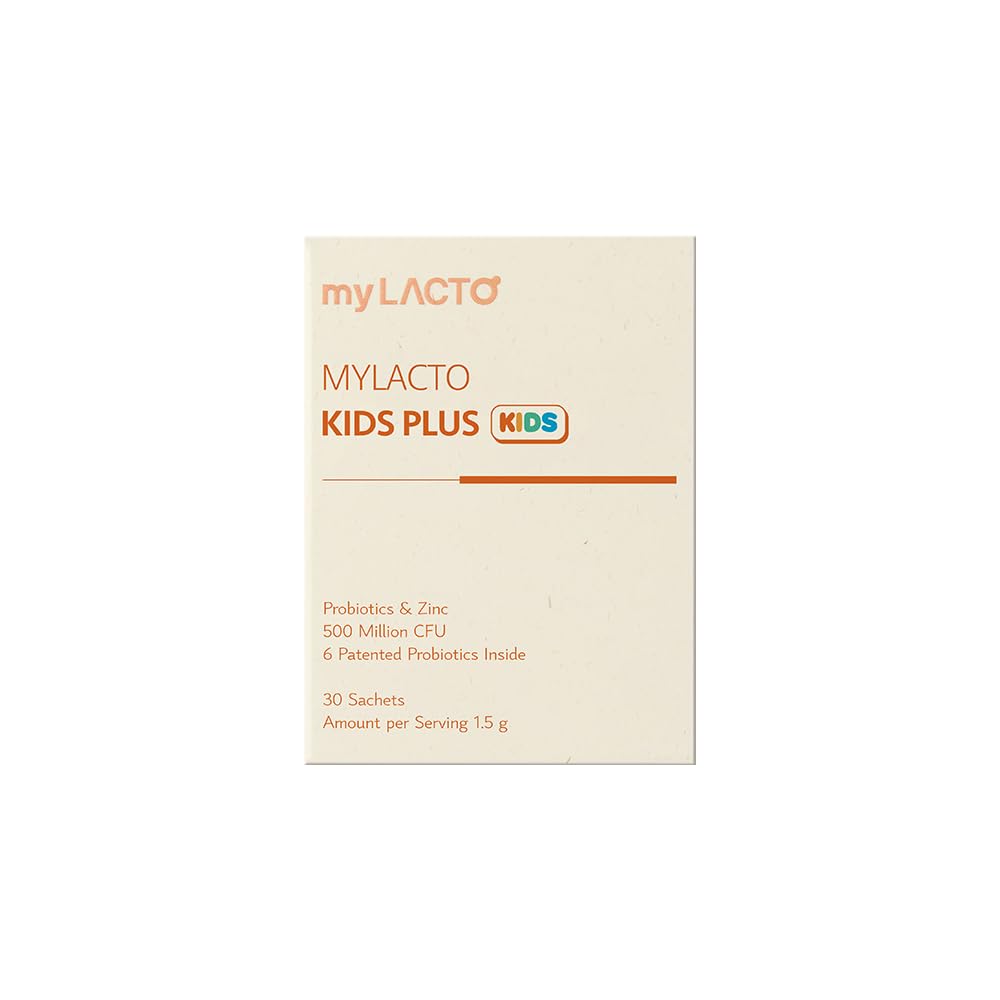myLACTO Kids Plus Probiotics Lactobacillus & Immune Zinc 500 Million CFU Powder 2.78 oz
