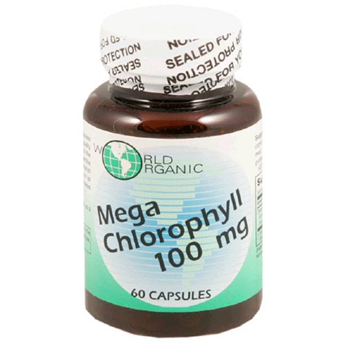 World Organic Mega Chlorophyll 100 mg Capsules 180