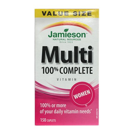 Jamieson Multi 100% Complete Vitamin for Women Caplets 150