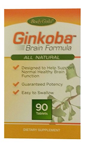 Ginsana BodyGold Ginkoba Brain Formula Tablets 90