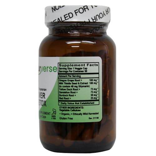 Naturverse Liver Detox Powder Capsules, 90 VegCaps