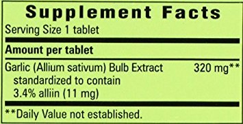 Enzymatic Therapy Garlinase FRESH 100 Tablets