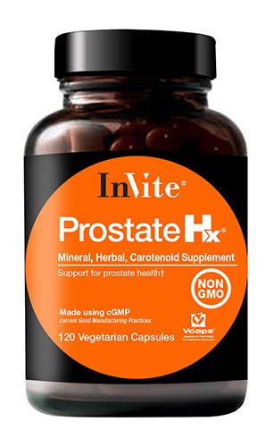 Invite Health Prostate Hx Health Supplement for Men, 120 Vegetarian Capsules