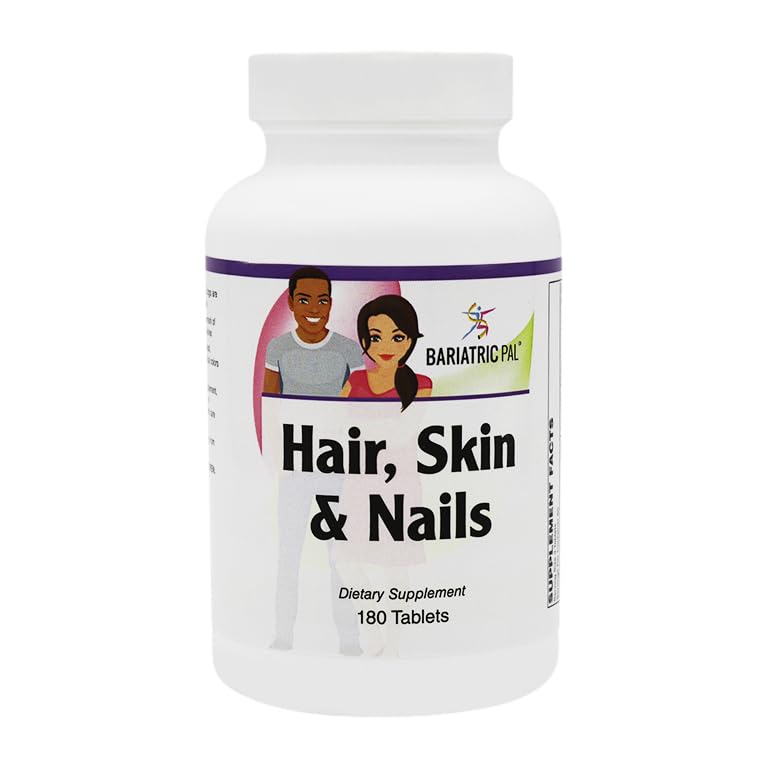 BariatricPal Hair, Skin & Nails Formula Tablets 180 Count