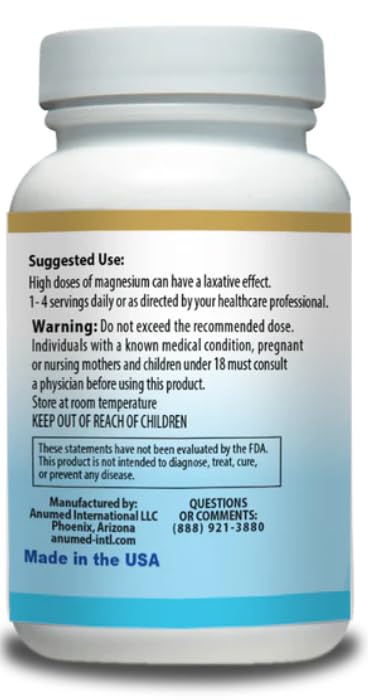 AnuMed International Magnesium Complex Capsules, 120 Count