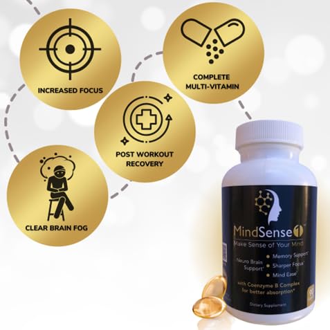 MindSense The Ultimate Nootropic Brain Support Supplement 180 Capsules