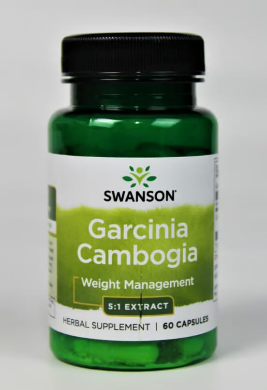 Swanson Garcinia Cambogia 5:1 Extract 80 mg Capsules 60 Count