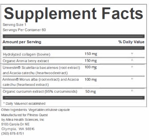 generic Joint Venture 2.0 Advanced Joint Support Supplement for Mobility & Comfort Capsule, 60 Count