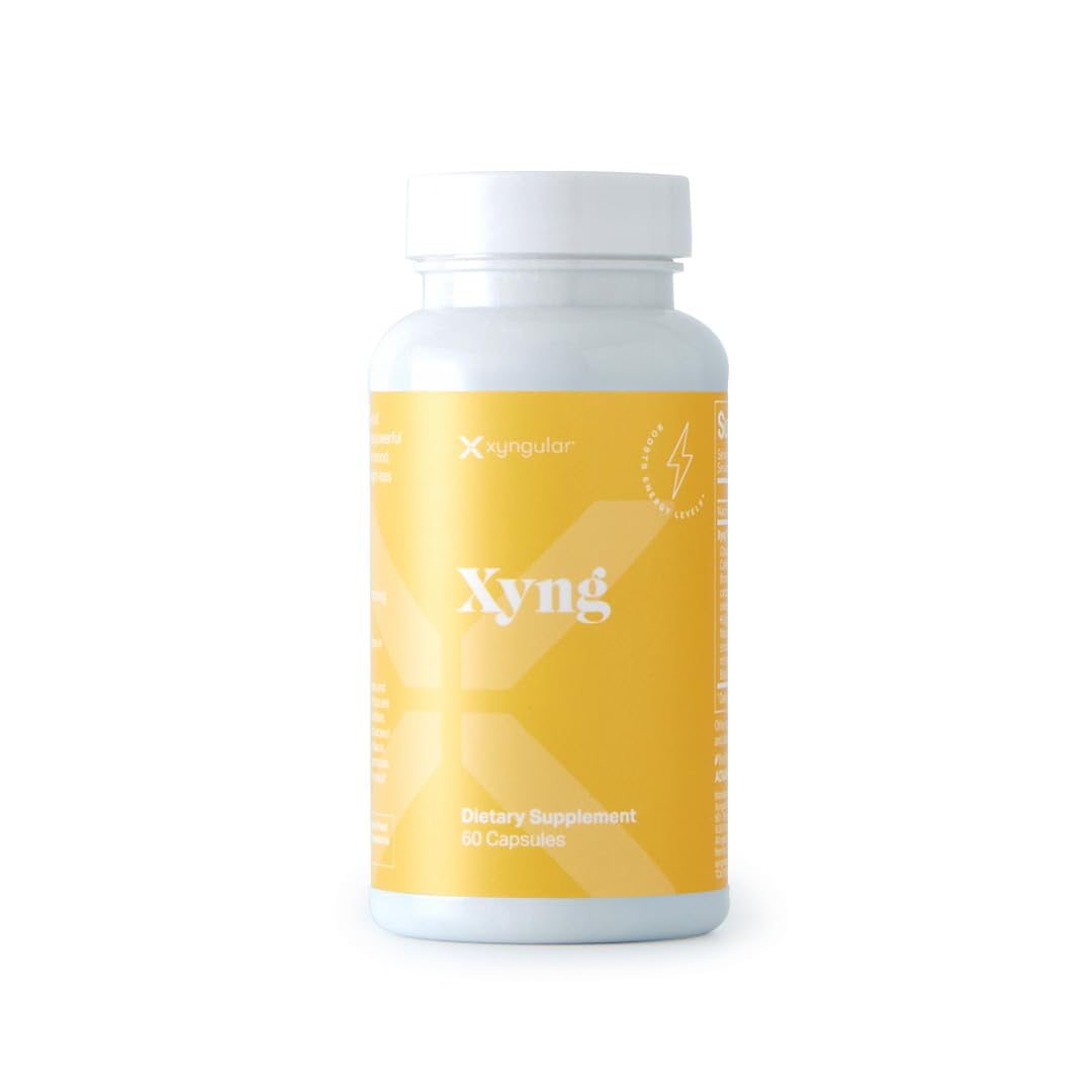Xyngular Xyng Once-Daily Energy & Mood Support Supplement with 5-HTP, Caffeine & Advantra Z, 60 Capsules