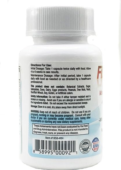 FibroMyRelief Natural Supplement with CoQ10, Alpha Lipoic Acid, Magnesium, B Complex, and More Capsule 60 Count