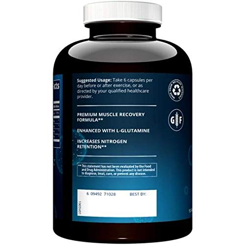 MRM BCAA+ Muscle Recovery 6000 mg Capsules, 150 Count