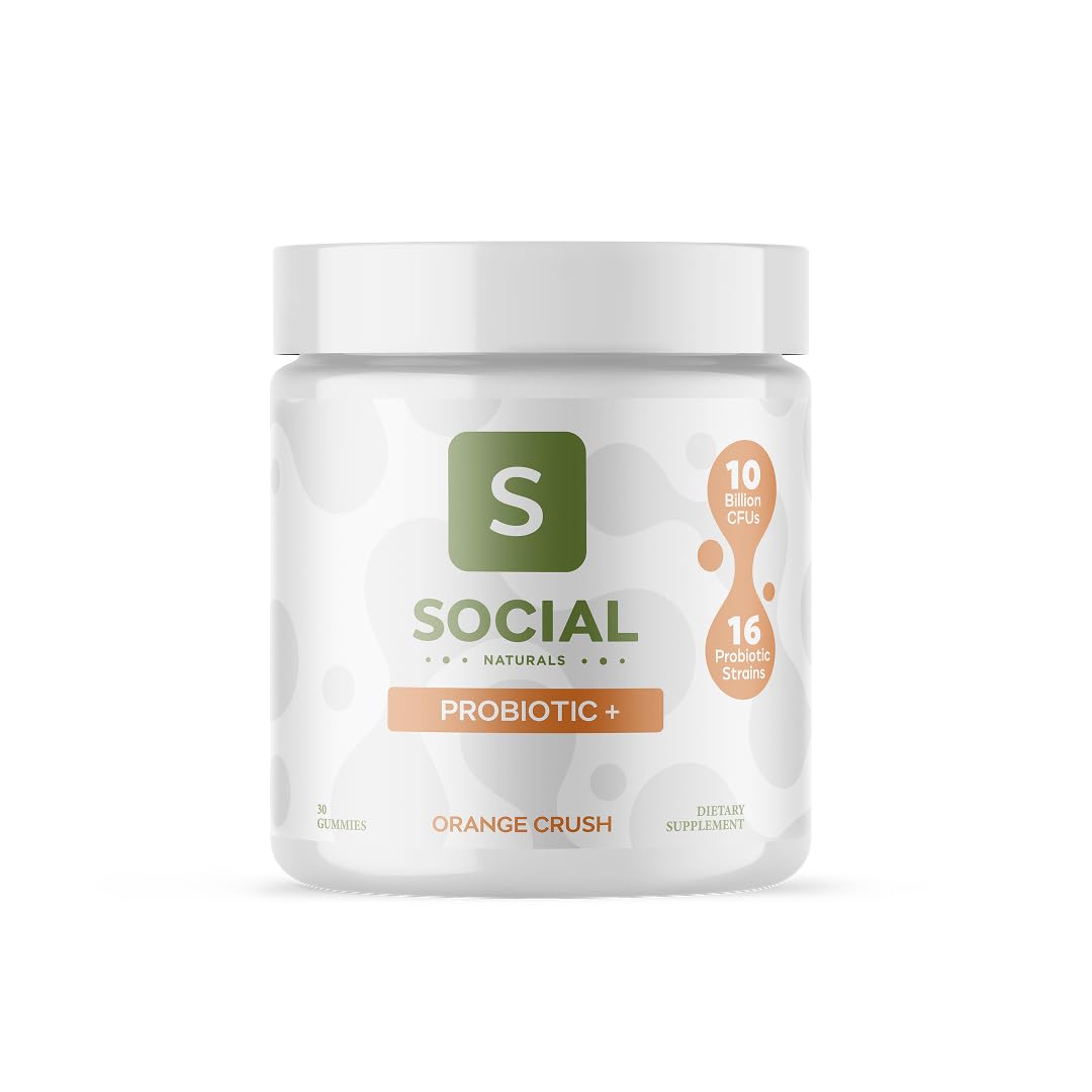 Social Naturals Probiotic Gummies 30 Gummies