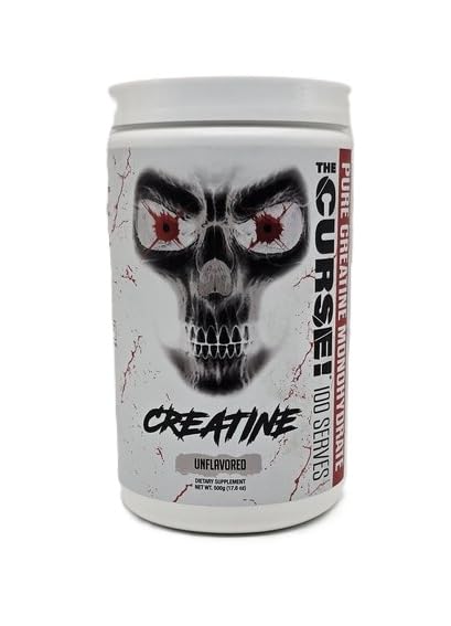 JNX SPORTS The Curse! Creatine Monohydrate Powder, 17.6 oz