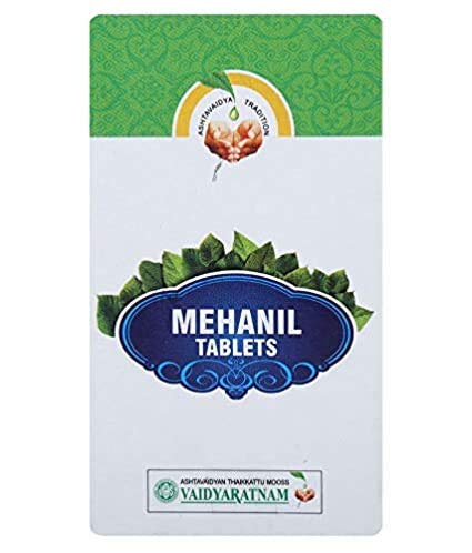 VAIDYARATNAM Mehanil Tablets 1 Count