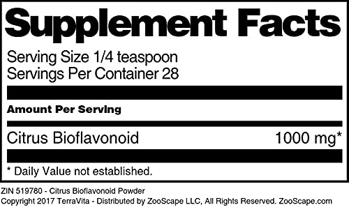 Terravita Citrus Bioflavonoid Powder, 3 Pack