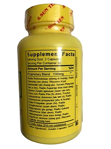 Sun Ten Ginseng & Zizyphus Formula Capsule 1 Count