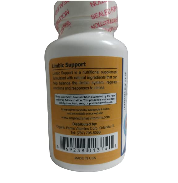 Organic Farms Vitamins Limbic Support, 60 Tablets