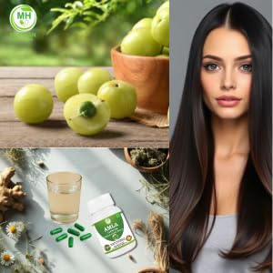 Morsan Healthcare Amla Capsules 500mg – Organic Indian Gooseberry Extract, 60 Count