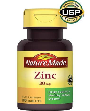 Nature Made Zinc 30 mg Tablets, 300 Count
