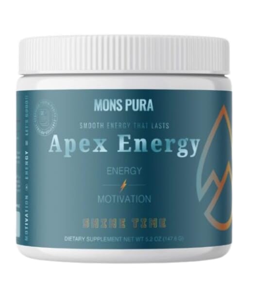 Mons Pura Apex Energy Shine Time Drink Powder Pineapple Mango & Vanilla Fusion 5.2 oz