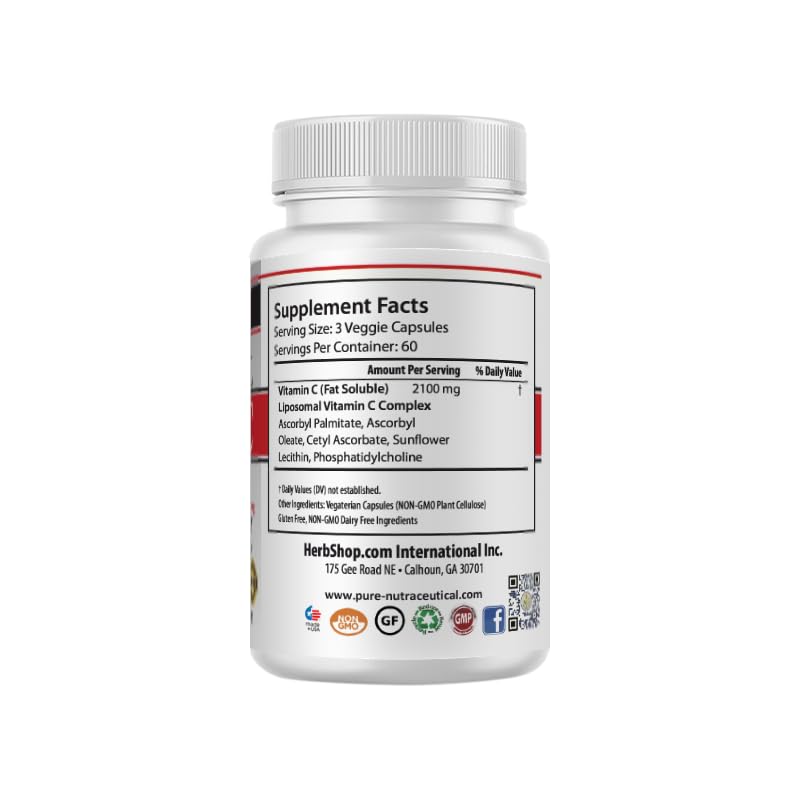 Doctor's Blend Liposomal Vitamin C 2100mg, 180 Capsules