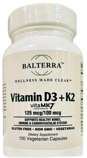 Wellness Made Clear Vitamin D3 + K2 Capsule, 120 Count
