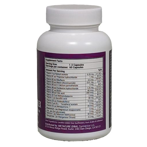 Metacure Vitamins Minerals Complex Capsule 60 Count