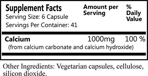 Daily Manufacturing Cal-II Yeast-Free (Calcium Carbonate & Hydroxide) 250 Capsules