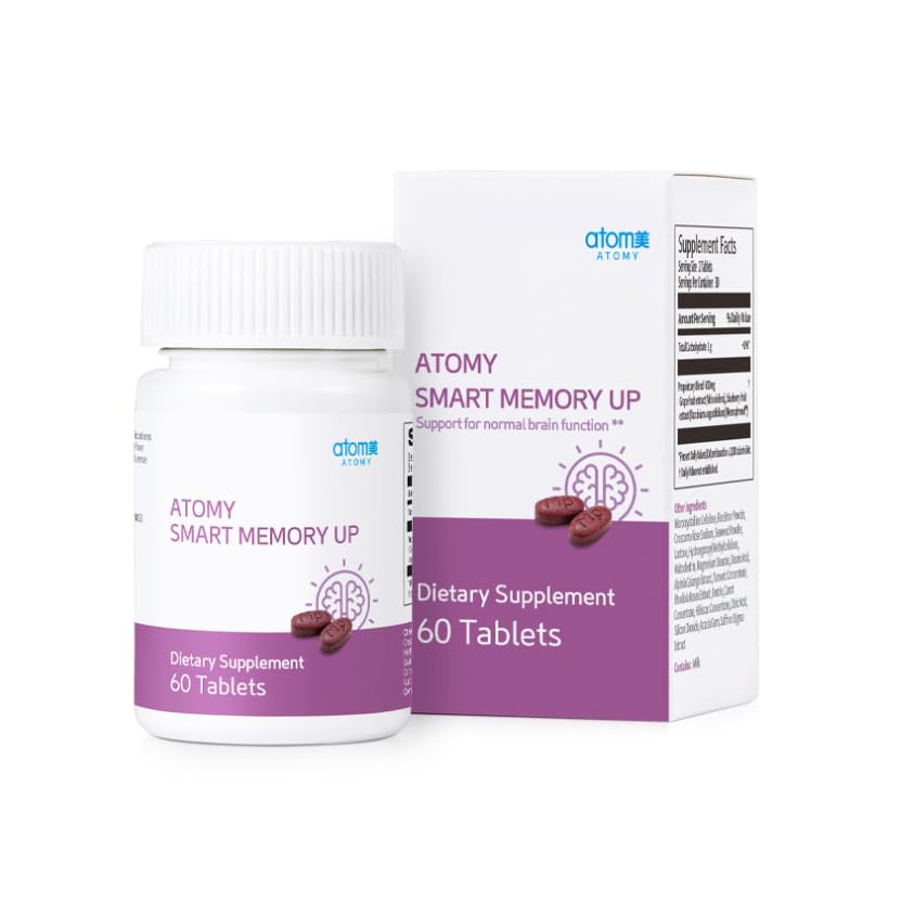 Generic Atomy Smart Memory Up Grape Blueberry Plant Derived Supplement 60 Tablets