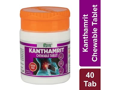 Patanjali Manohar Divya Kanthamrit Chewable Tablet 40 N 6 GM Pack of 4