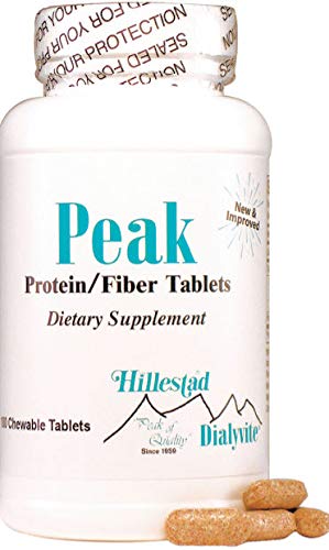 Dialyvite Peak Protein/Fiber Chewable Tablets 180 Count
