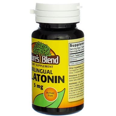 Nature's Blend Melatonin 5 mg Tablets, 240 Tablets