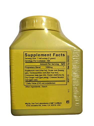 Sun Ten Bupleurum, Cinnamon & Ginger C Chai Hu Gui Zhi Gan Jiang Tang 164 Concentrated Granules Powder 3.5274