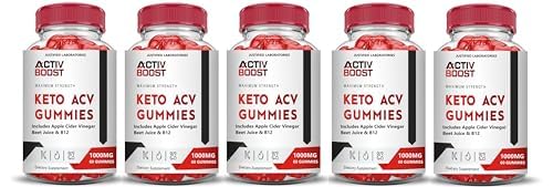 Justified Laboratories Activ Boost Keto ACV Gummies (1000 mg), 300 Gummies