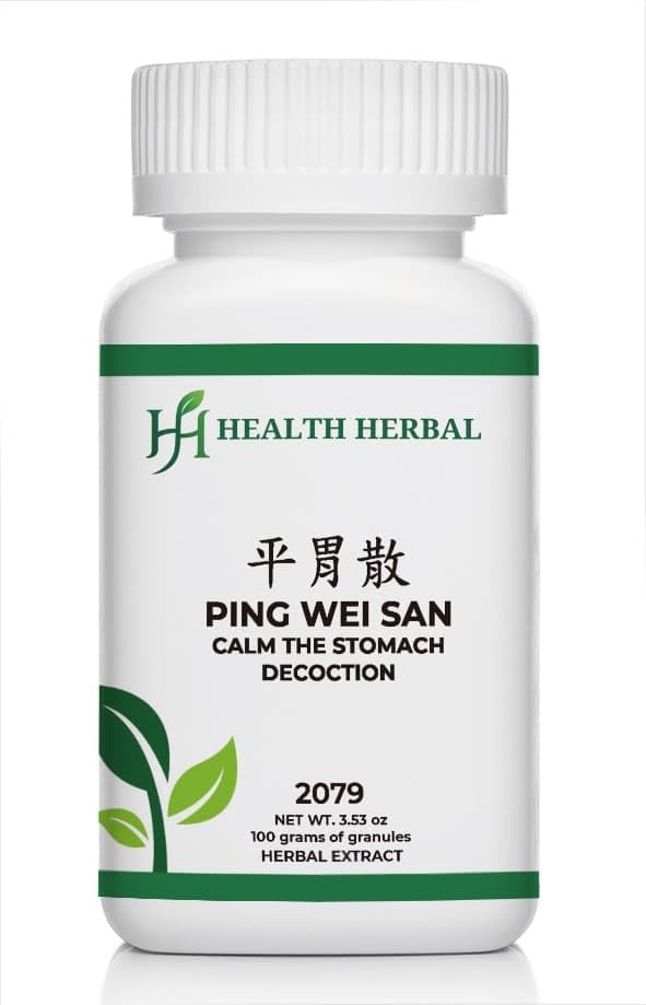 Health Herbal Ping Wei San/Stomach-Calming Decoction Powder, 3.53 oz per Bottle