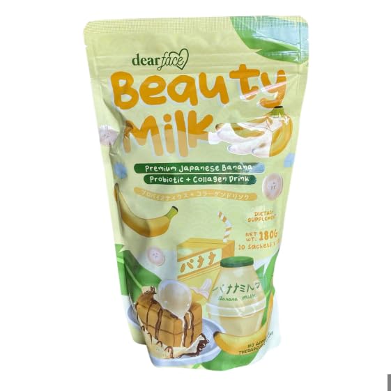 Generic Beauty Milk Premium Japanese Banana Probiotic + Collagen Drink Powder 6.35 oz