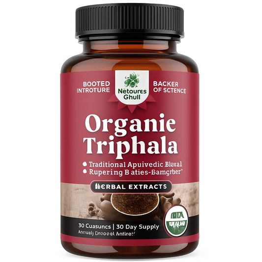 Nature's Craft Organic Triphala Capsules - Digestive Health - 60 Count