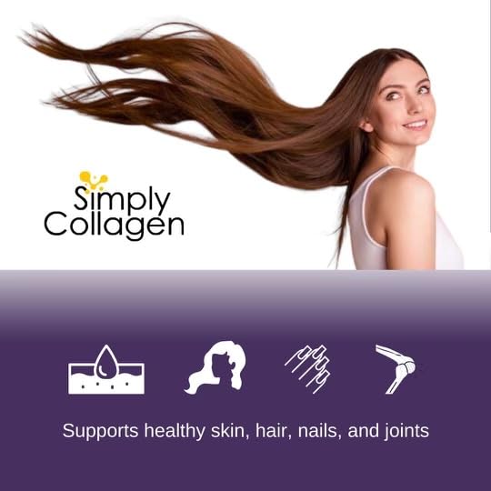 Simply Collagen Hydrolyzed Collagen Peptides Powder 16 oz