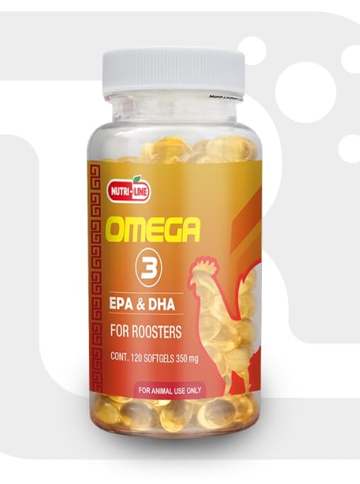 NUTRI-LINE Omega 3 for Roosters - EPA & DHA para Gallos Softgels 1
