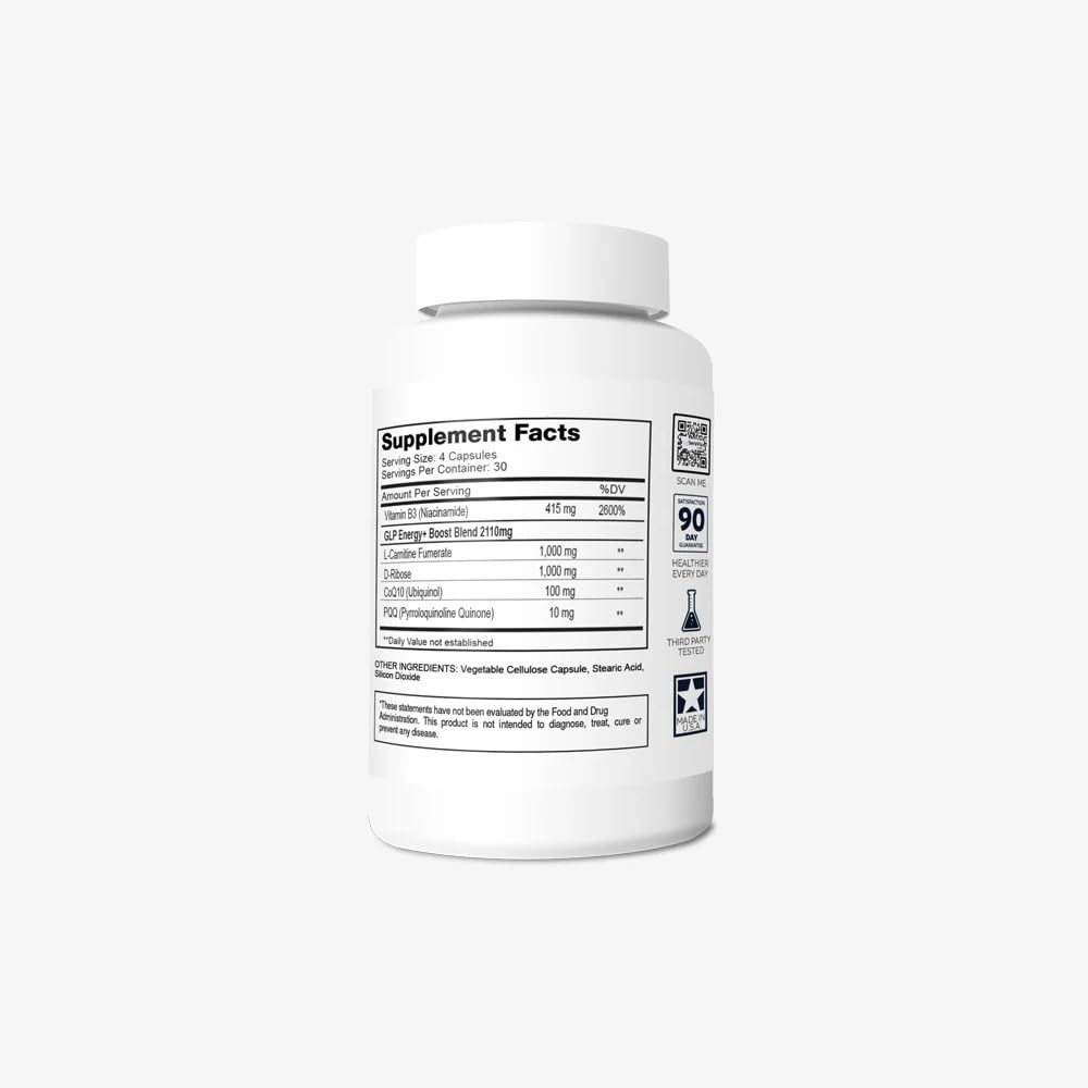 SeraVia Health GLP Energy+ Boost Capsule 120 Capsules