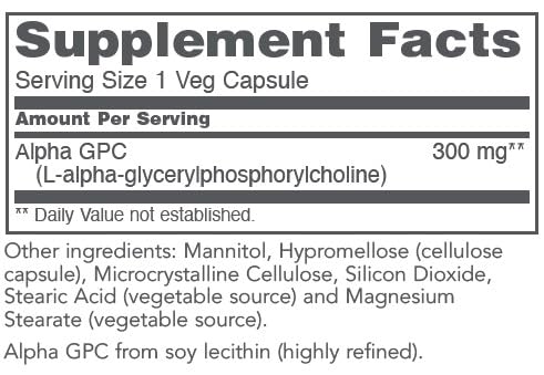 Protocol for Life Balance Ortho Alpha GPC 300mg 60 Capsules