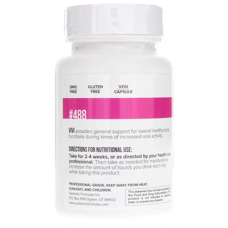 Systemic Formulas Bio Challenge #488 VIVI Virox 30 Capsules