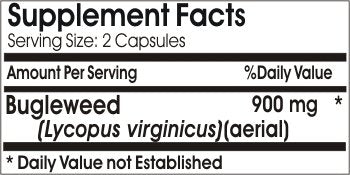 PureControl Supplements Bugleweed 900mg, 180 Capsules