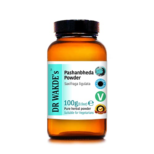 DR WAKDE's Pashanbheda Powder (Saxifraga ligulata), Powder, 3.5274 oz