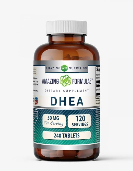 Amazing Nutrition DHEA 50 mg per Serving Tablet 1 Count