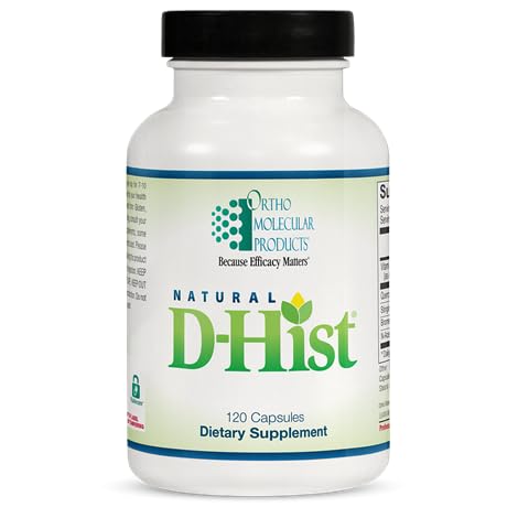 Ortho Molecular Products Natural D-Hist Capsule, 120 Count