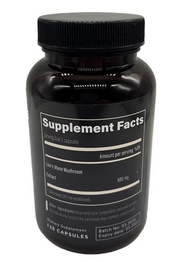 VitalBlends Lions Mane Mushroom Capsule 120 Capsules
